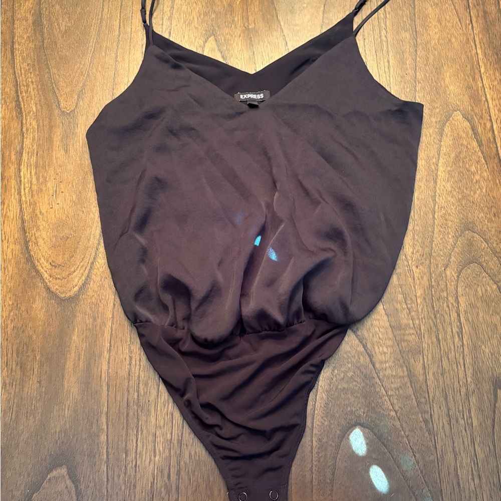 Express Elegant Black Bodysuit
